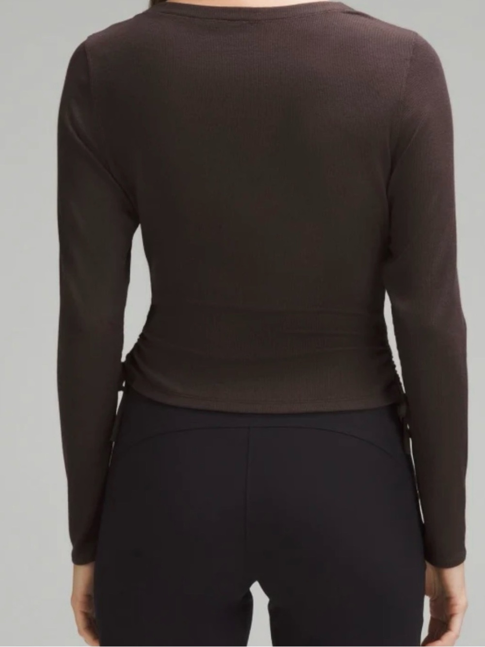 🌺LULULEMON button down ribbed long sleeve top 🌺 - Picture 3 of 12